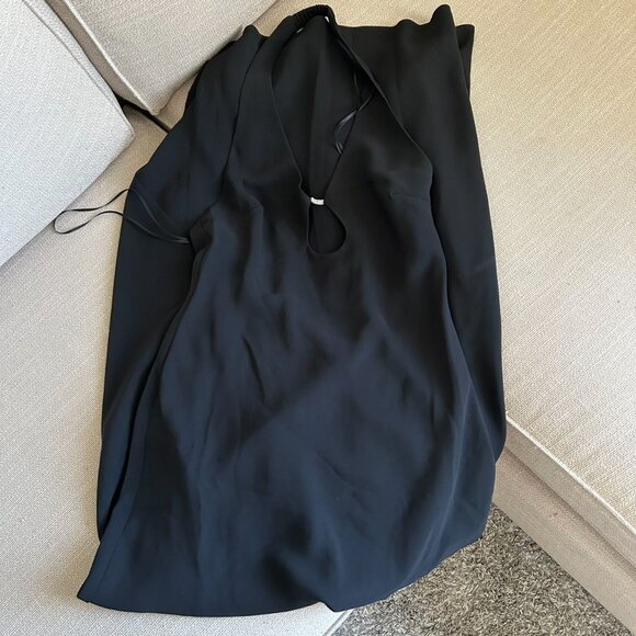 Reformation Cassiopeia Maxi Dress Sz4 Black - Picture 5 of 8